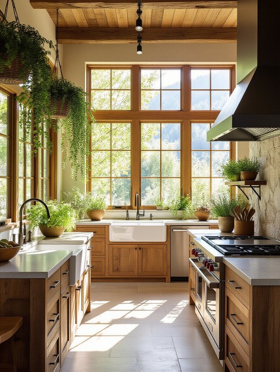 nature inspired kitchen design
