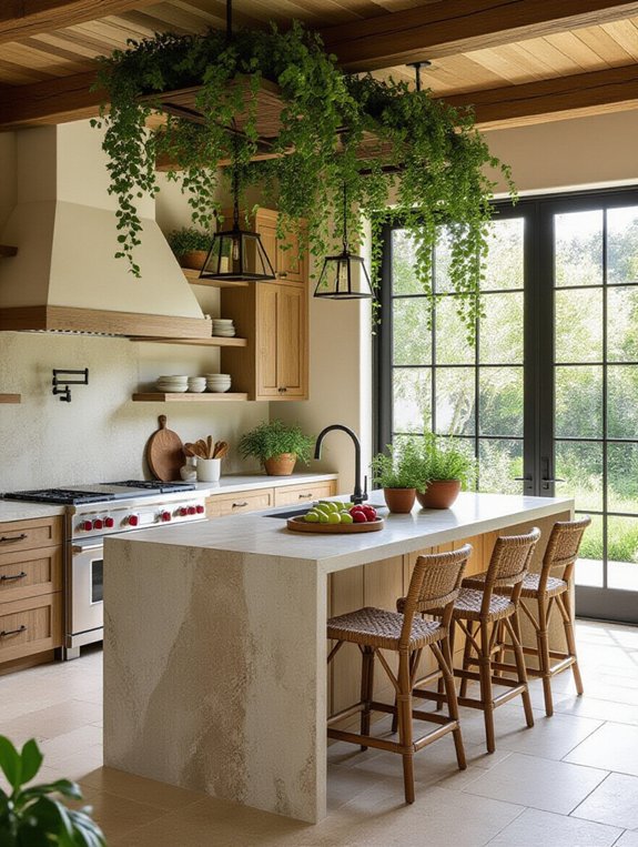 nature inspired kitchen designs