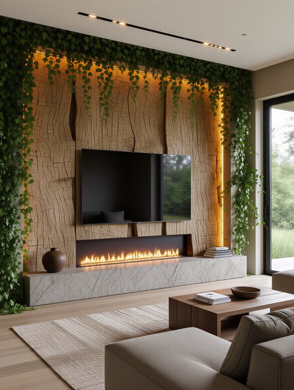 nature inspired living room decor