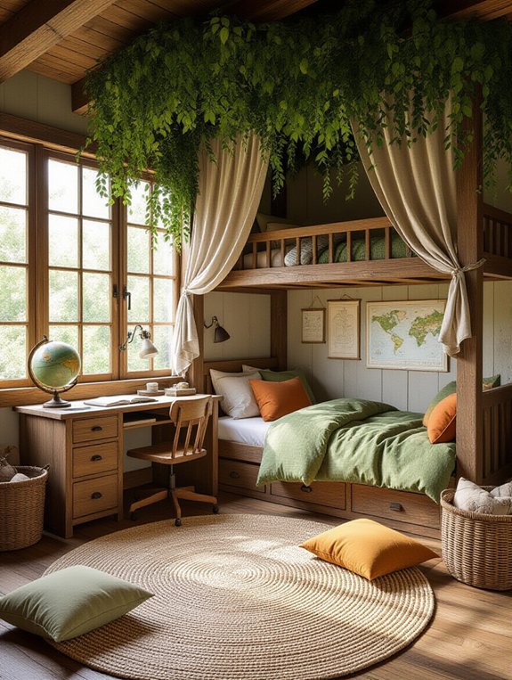 nature themed cozy retreat