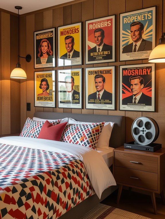 nostalgic retro movie decor