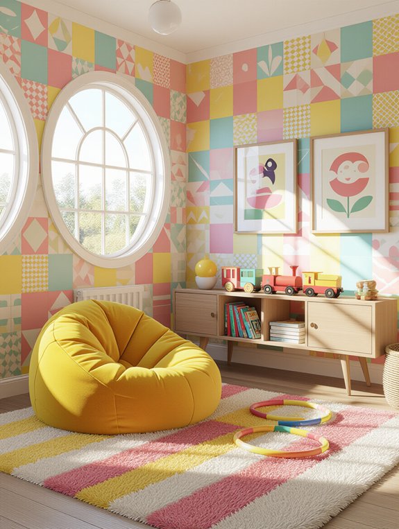 nostalgic vintage playroom design