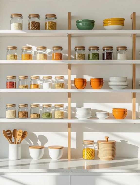 organized kitchen storage solution