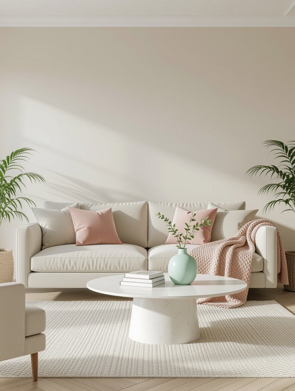 pastel accents for decor