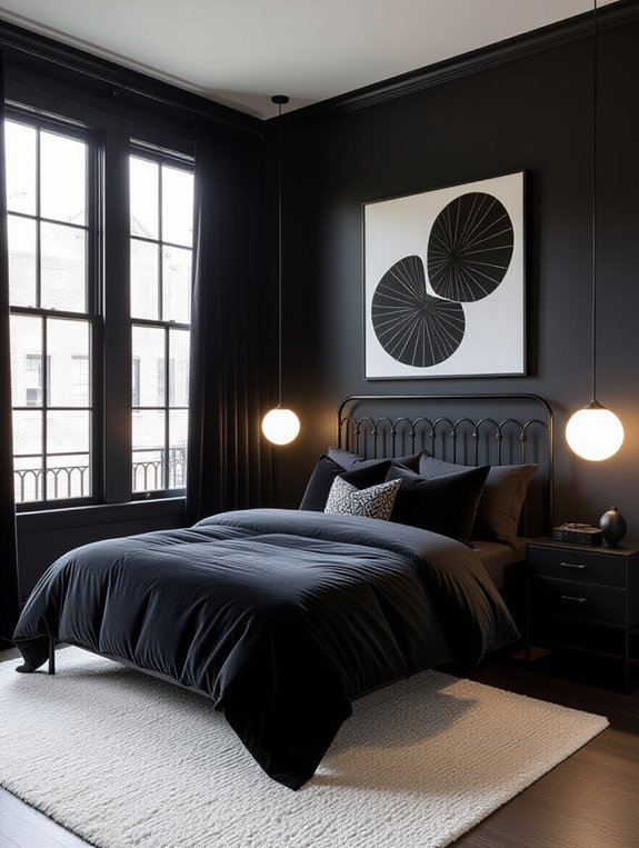 personalized black decor accents