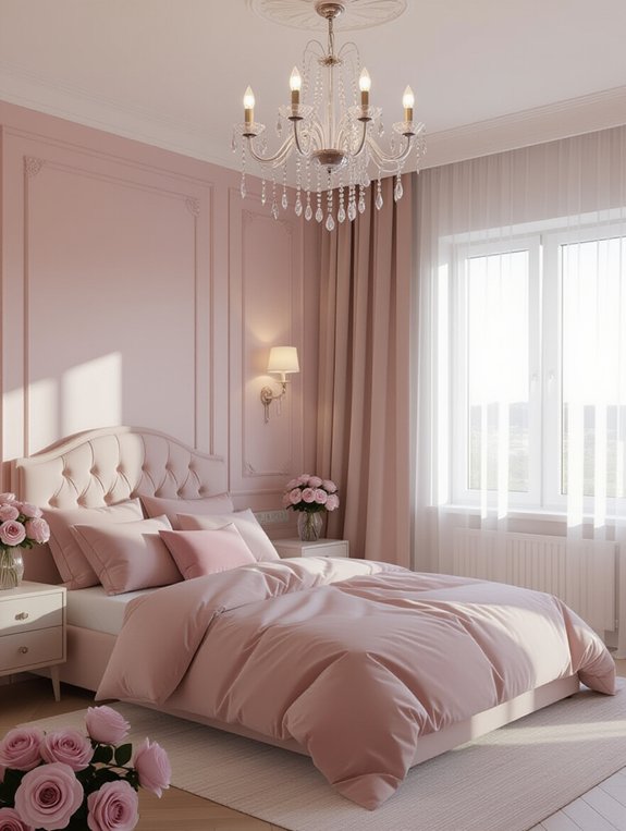 pink lighting for ambiance