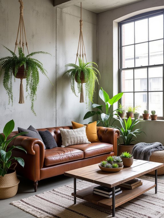 plants enhance modern grunge