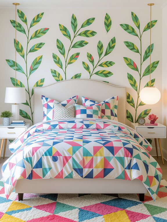 playful patterns for bedrooms