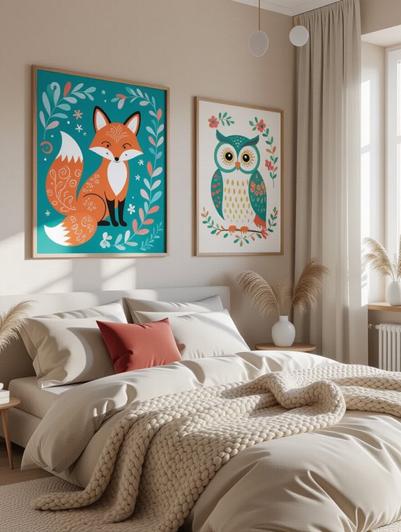 playful whimsical animal decor