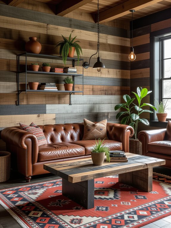 reclaimed wood adds character