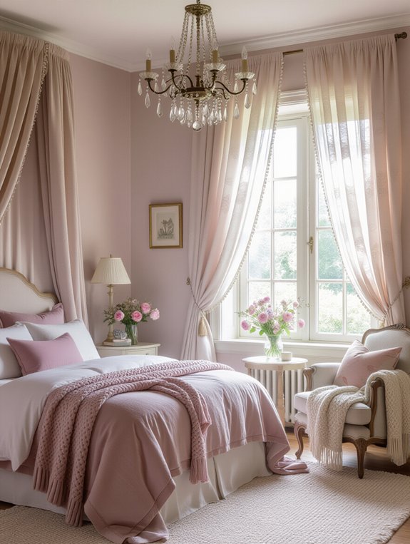 romantic muted mauves charm