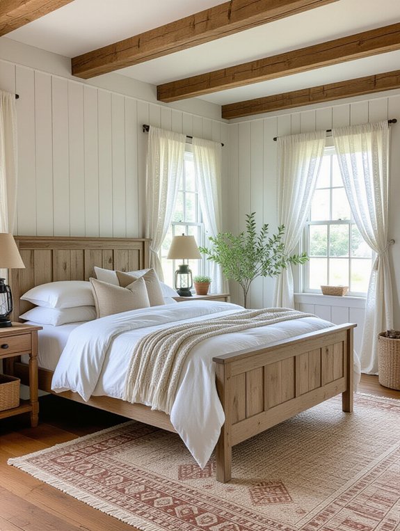 rustic cozy bedroom retreat