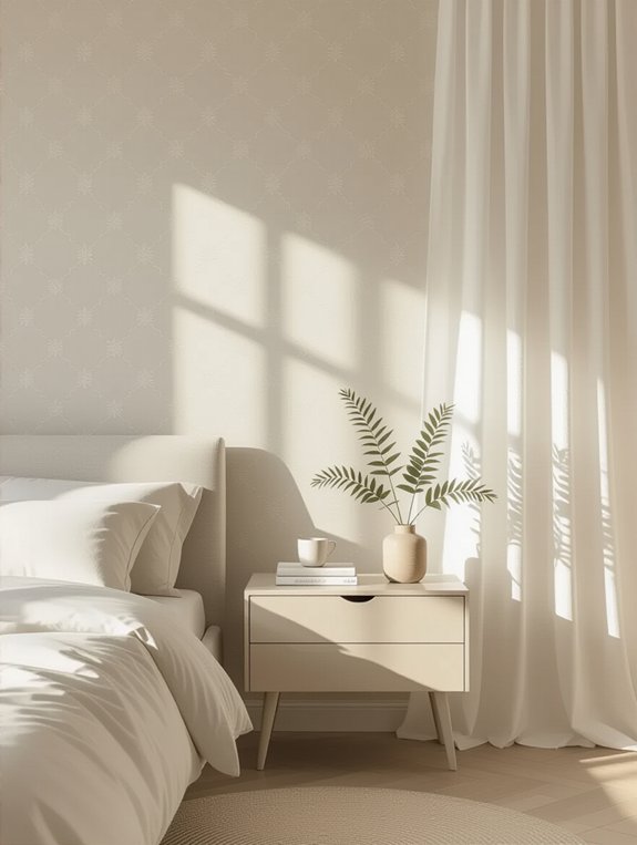serene minimalist bedroom design