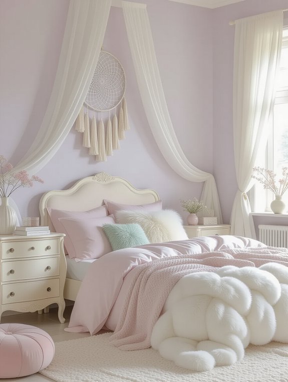 serene pastel bedroom oasis