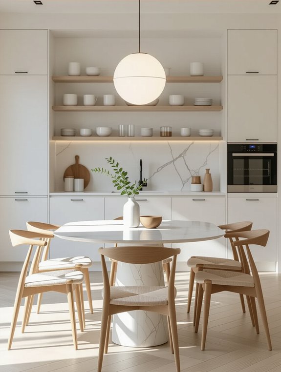 simple dining table selection