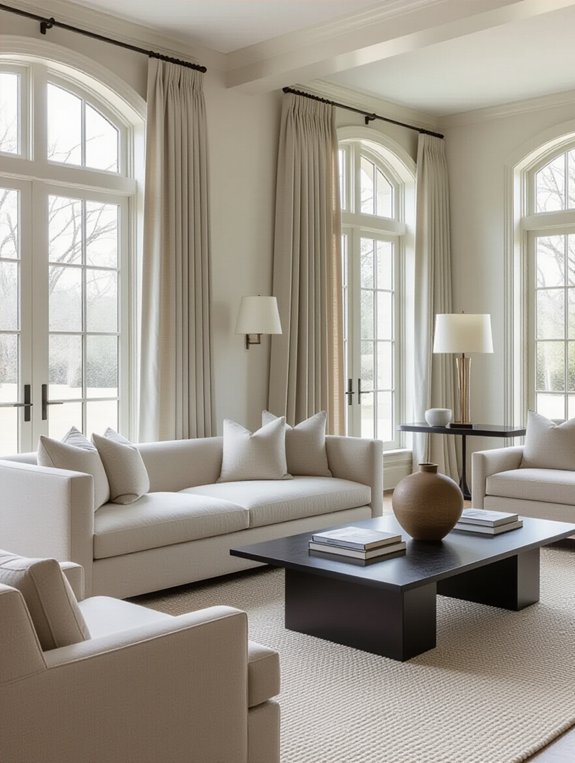 sleek furniture enhances aesthetics