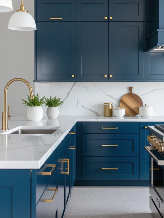 sleek modern kitchen aesthetic