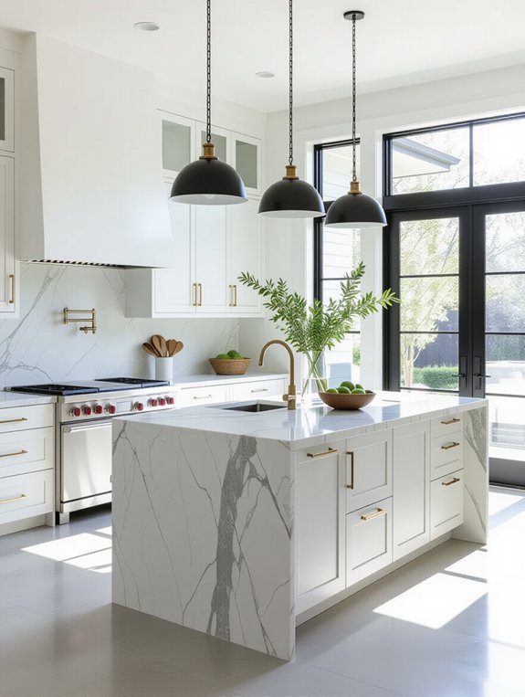 sleek spacious functional kitchen