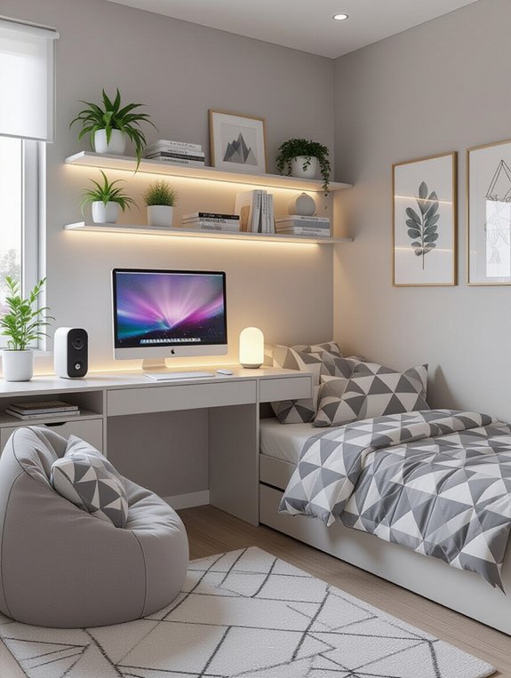 smart comfortable organized dorm