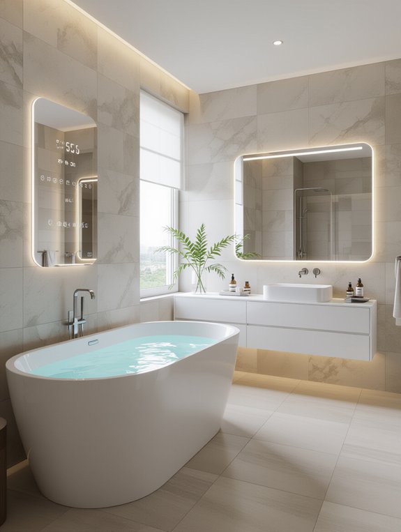 smart technology in bathrooms