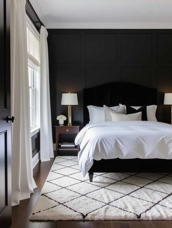 sophisticated black and white