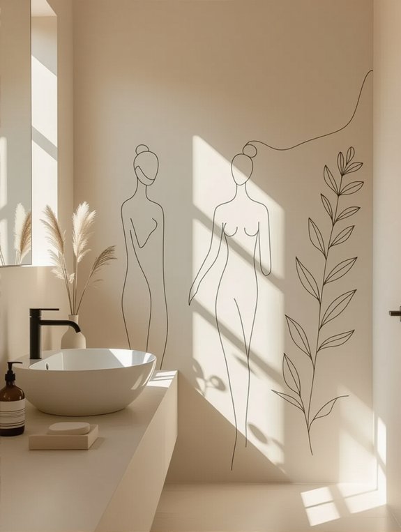 sophisticated minimalist bathroom decor