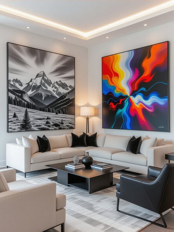 stunning focal point artwork
