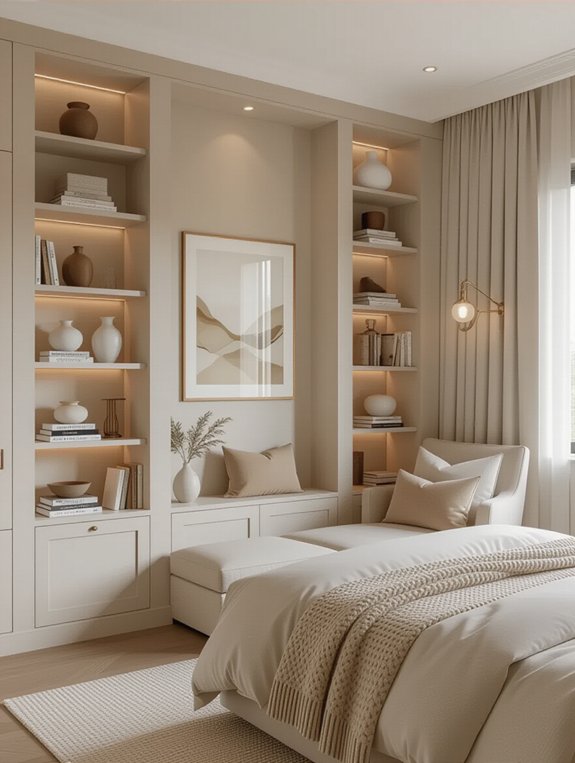 stylish functional personalized shelving