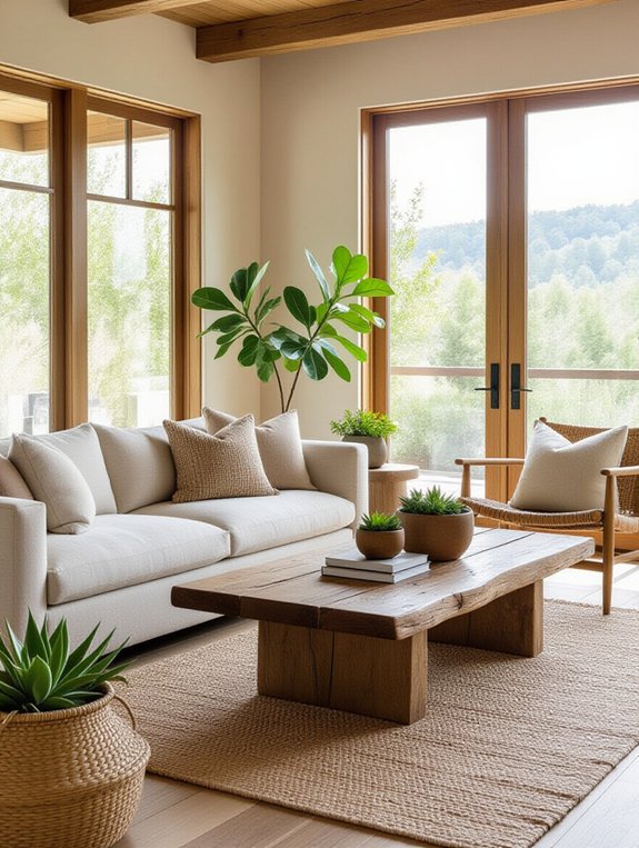 sustainable living room design