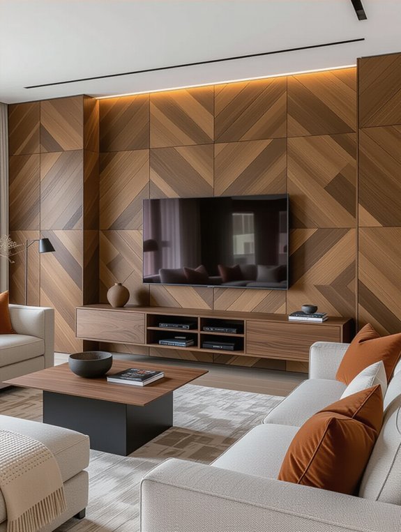 textured paneling enhances aesthetics