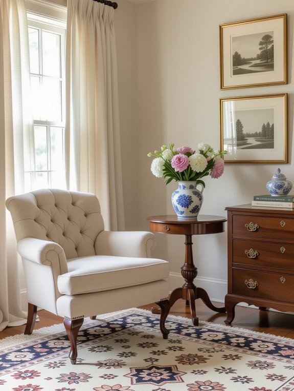 timeless elegance in guestroom