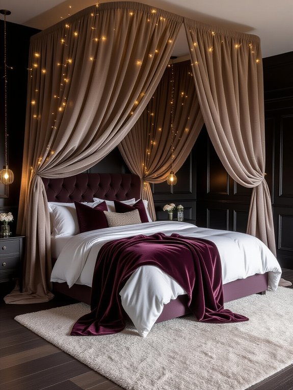 transformative romantic canopy bed