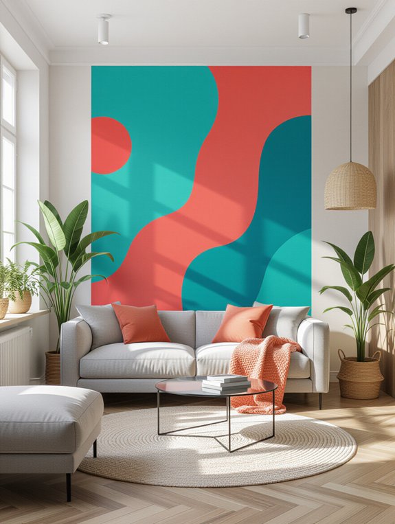 transformative vibrant wall murals