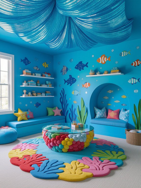 underwater themed bedroom decor
