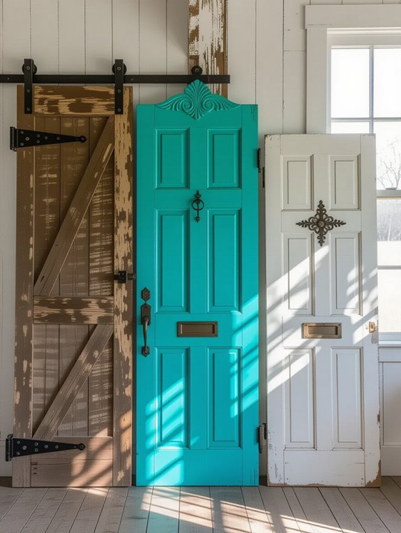 unique repurposed door ideas