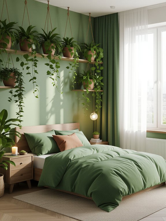 urban jungle bedroom oasis