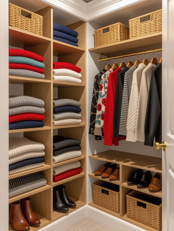 utilize dividers for organization