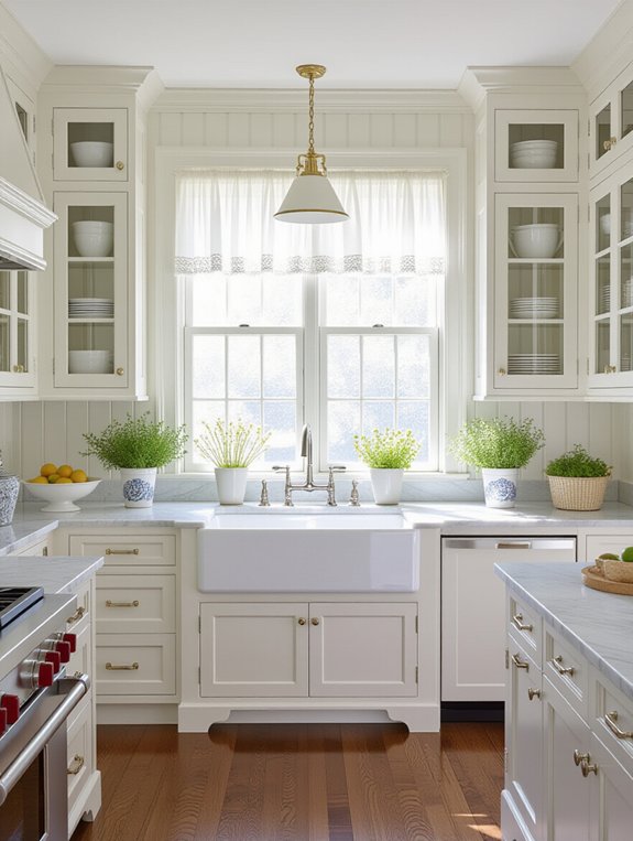versatile timeless white cabinets