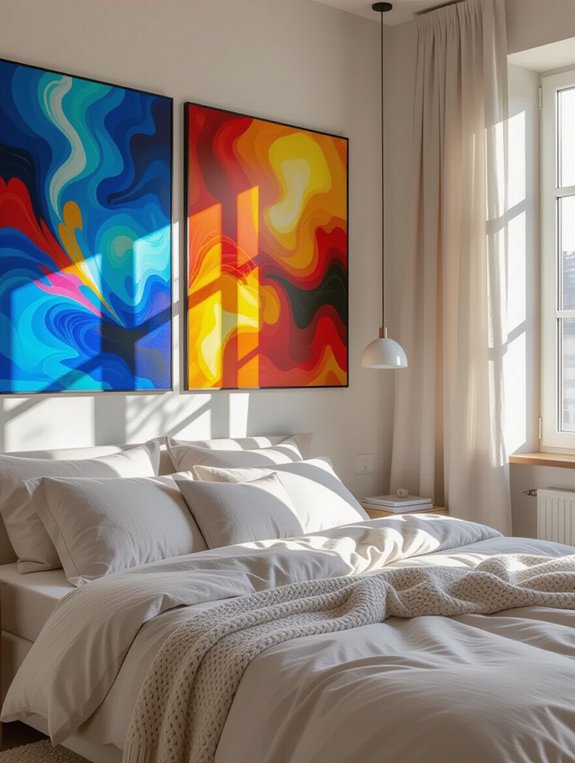 vibrant abstract art energizes