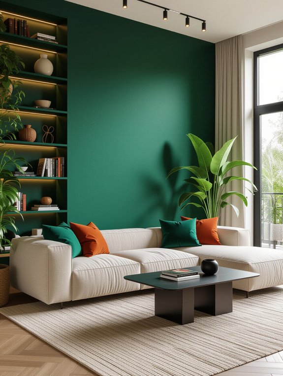 vibrant accent wall ideas