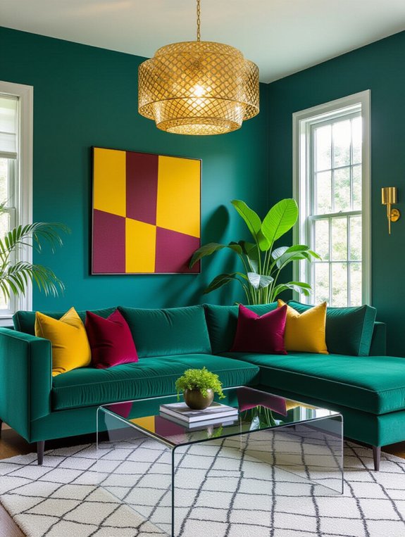 vibrant bold color palettes