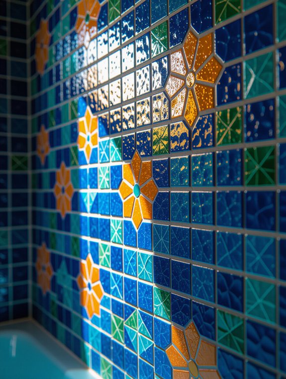 vibrant mosaic tile designs