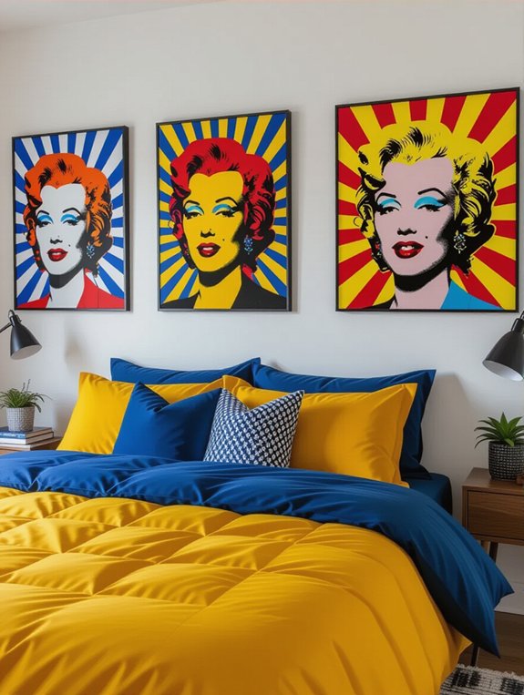 vibrant pop art decor