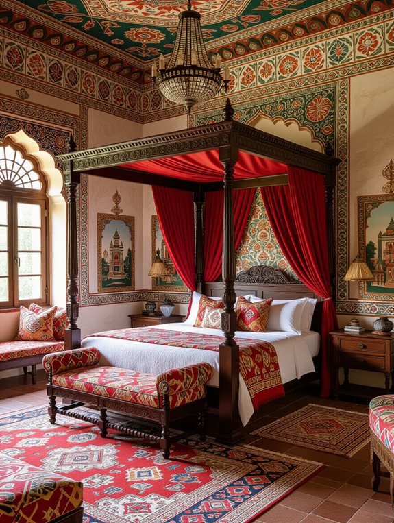 vibrant rajasthani bedroom decor