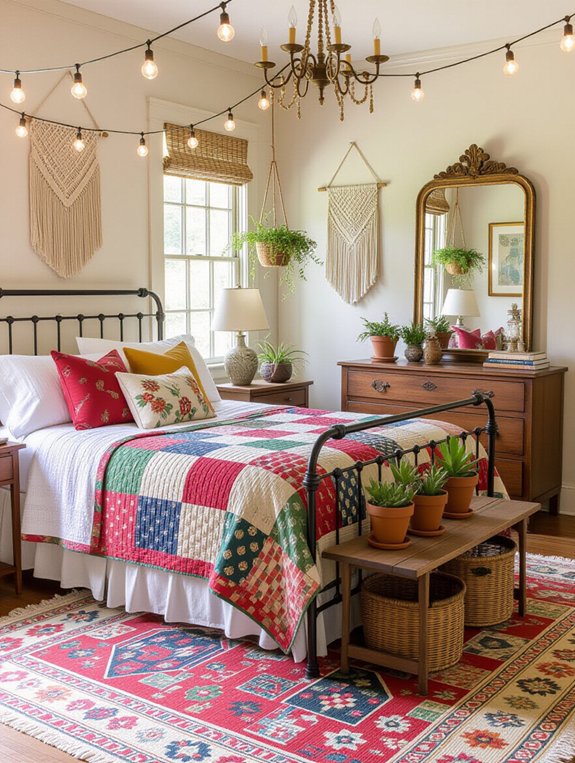 vibrant textured eclectic sanctuary