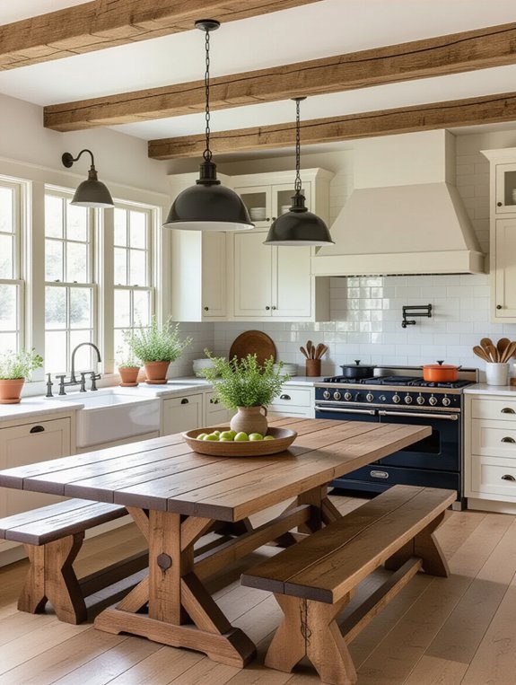 warm rustic kitchen haven