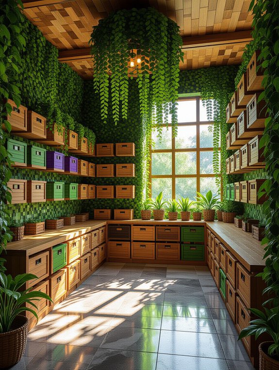 biome inspired storage design