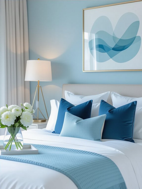 chic light blue accessories