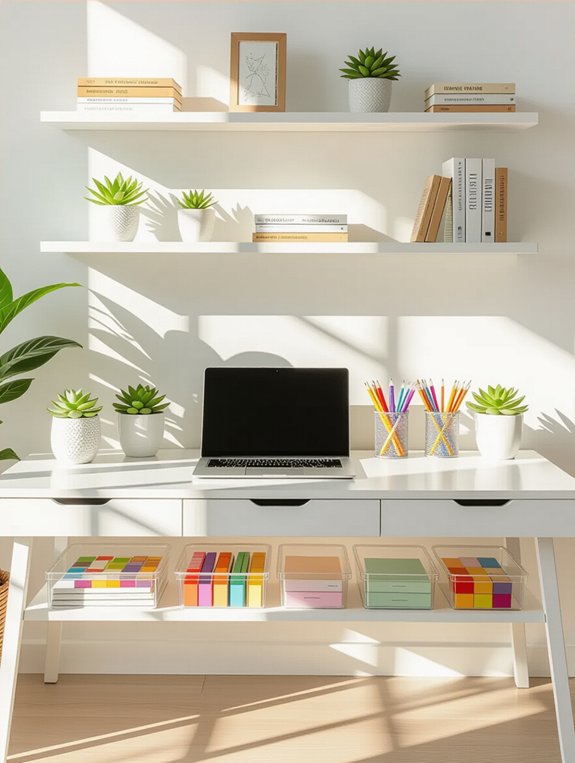 clear containers for organization