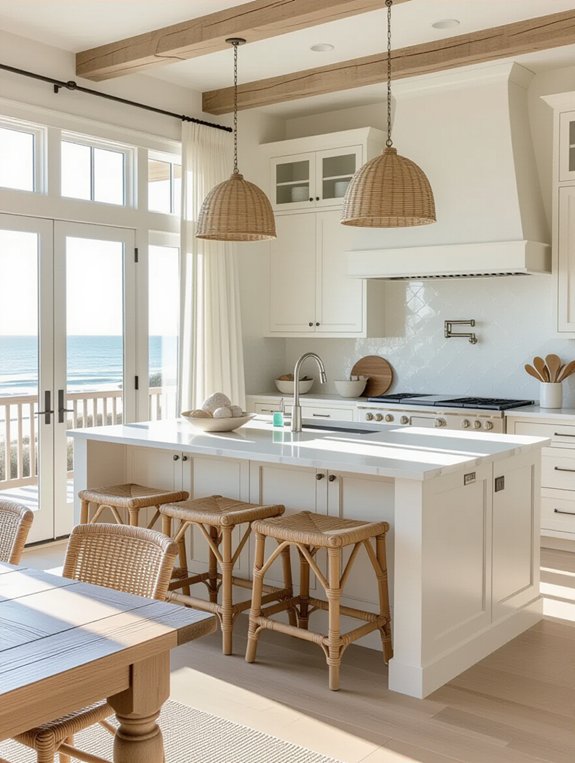 coastal open kitchen retreat